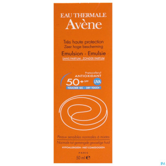 Avene sol emuls ip50+ n/parf   50ml