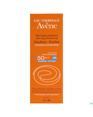 Avene sol emuls ip50+ n/parf   50ml
