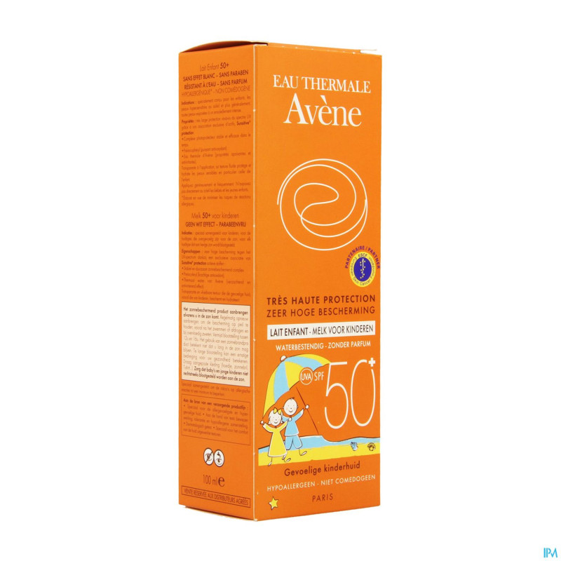 Avene sol enfant lait spf50+   100ml