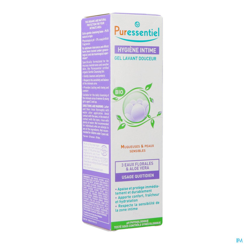 Puressentiel hygiene intime gel lavant bio   250ml