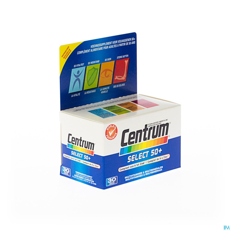 Centrum select 50+ advanced comp  30