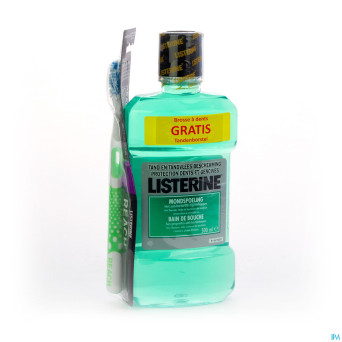 Listerine protection denst-gencives  500ml+brosse