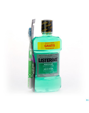 Listerine protection denst-gencives  500ml+brosse