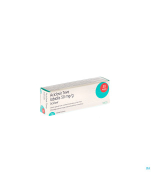 Aciclovir teva labialis creme 3 g