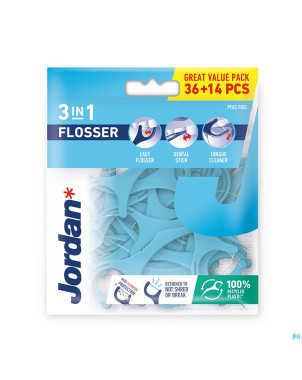Jordan 3en1 flosser pvc 36