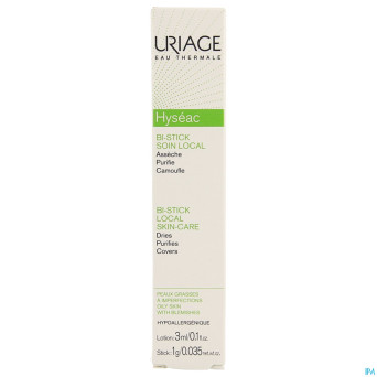 Uriage hyseac bi stick lotion 3ml + stick 1g