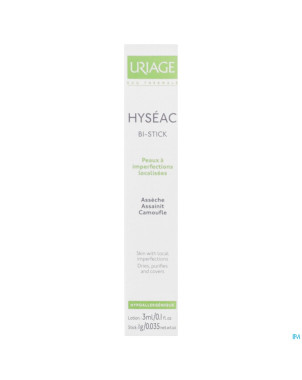 Uriage hyseac bi stick lotion 3ml + stick 1g