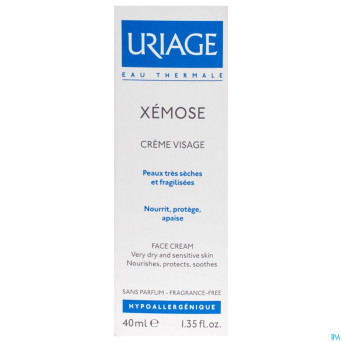 Uriage xemose creme visage tube 40ml