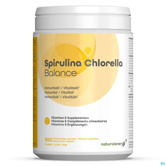 Natural energy spirulina chlor balance caps 500