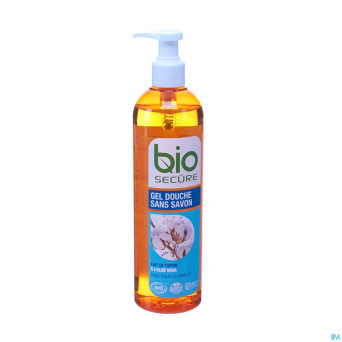 Bio secure gel douche lait de coton 400ml