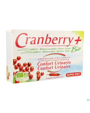 Superdiet cranberry+ bio    amp 20x15ml