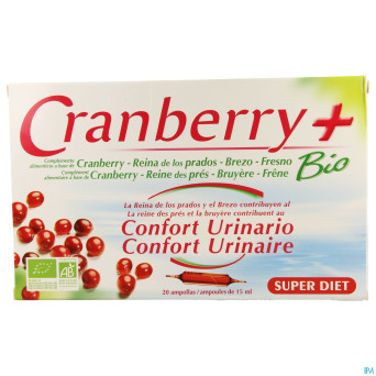 Superdiet cranberry+ bio    amp 20x15ml