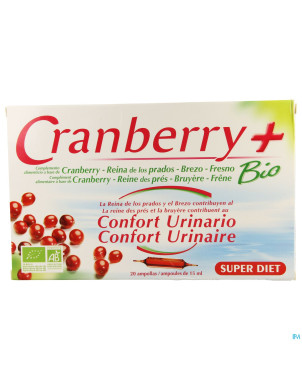 Superdiet cranberry+ bio    amp 20x15ml
