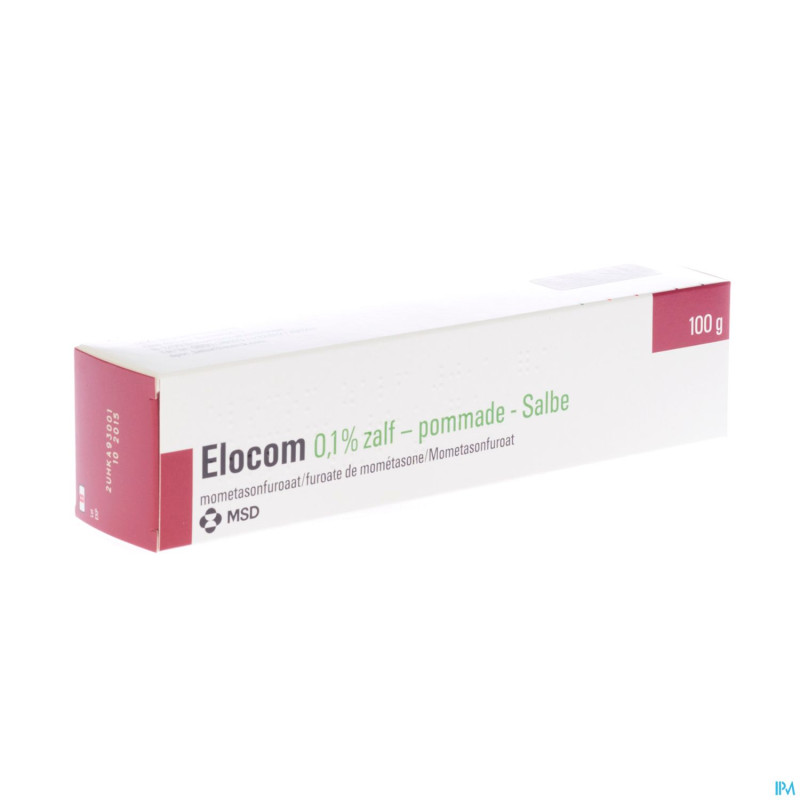 Elocom pommade 1 tube 0,1 % 100 gr