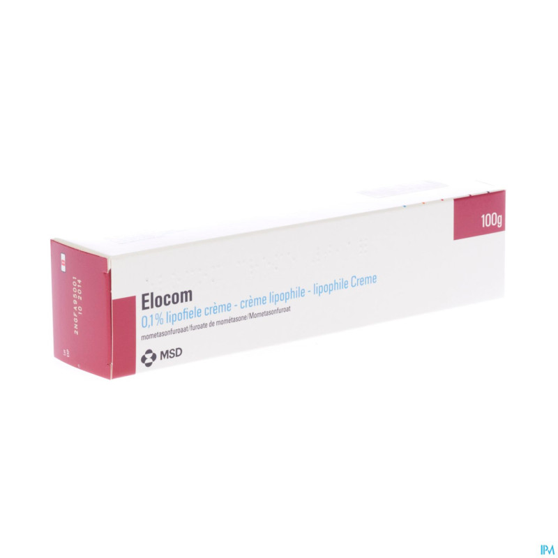 Elocom creme lipophile 1 tube 0,1 % 100 gr