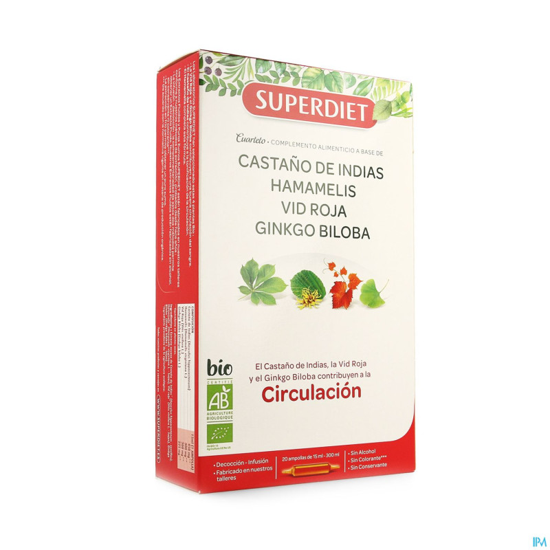 Superdiet super+ circul bio    amp 20x15ml