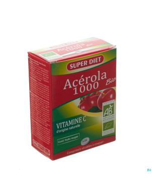 Super diet acerola bio 1000    comp  24