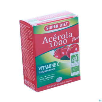 Super diet acerola bio 1000    comp  24
