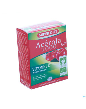 Super diet acerola bio 1000    comp  24