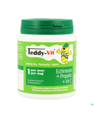 Teddy vit echinacea+propolis+vit c gomme ours 50