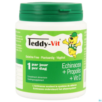 Teddy vit echinacea+propolis+vit c gomme ours 50