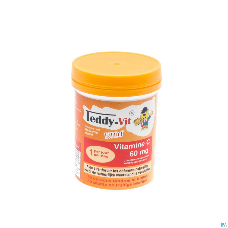 Teddy vit vit c gomme ours 50 cfr 3380-573
