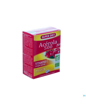 Superdiet acerola 500 bio    comp  24