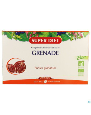 Superdiet grenade bio    amp 20x15ml