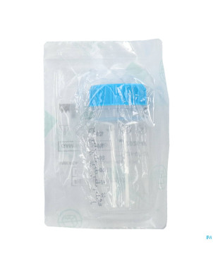 Biberon avec bouchon 120ml al ind.gamma