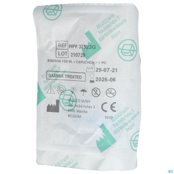 Biberon avec bouchon 120ml al ind.gamma