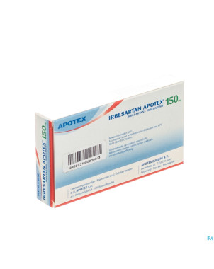Irbesartan apotex 150mg comp pell 28