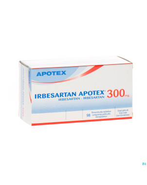 Irbesartan apotex 300mg comp pell 98