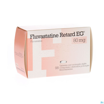 Fluvastatine retard eg 80 mg comp liber prol  98