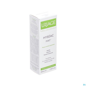 Uriage hyseac mat gel creme tube 40ml