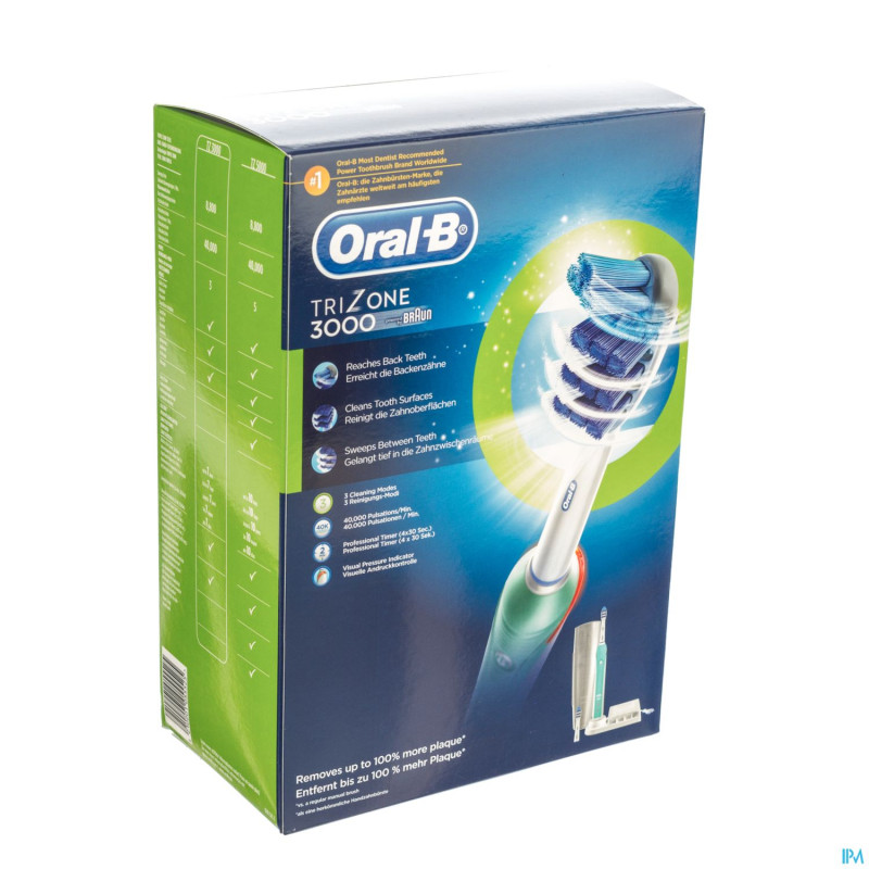 Oral b professional care 3000 trizone brosse elec.