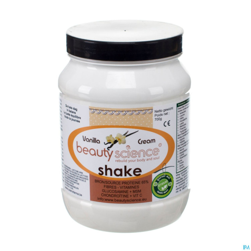 Beauty science proteine shake vanille 700g