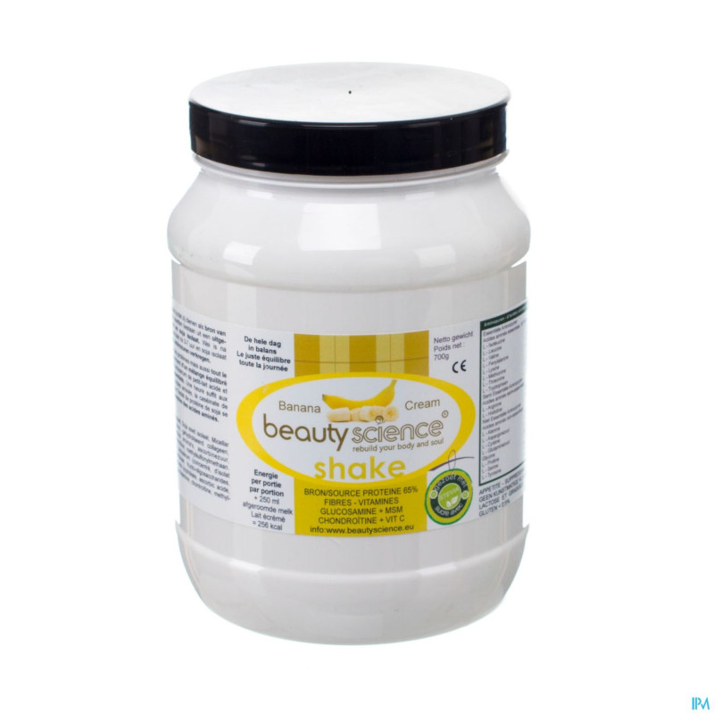 Beauty science proteine shake banane 700g