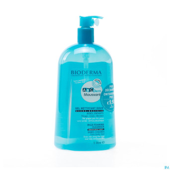 Bioderma abc derm gel moussant  1l prix decouverte