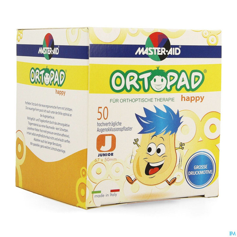 Ortopad happy junior cp ocul.    50 70131