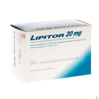 Lipitor 20 pi pharma comp 84 x 20 mg pip