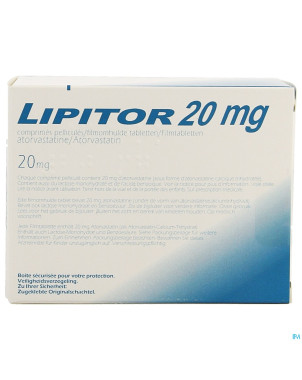 Lipitor 20 pi pharma comp 84 x 20 mg pip