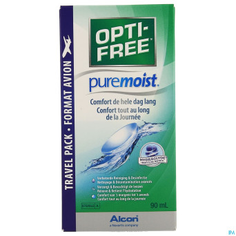 Opti-free puremoist m.purpos.desinf.1x 90ml+etui
