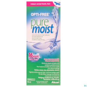 Opti-free puremoist m.purpos.desinf.1x 90ml+etui