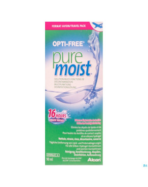 Opti-free puremoist m.purpos.desinf.1x 90ml+etui