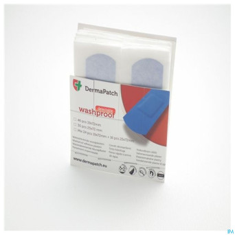 Dermapatch disp.recharge lavable-detect mixte 40