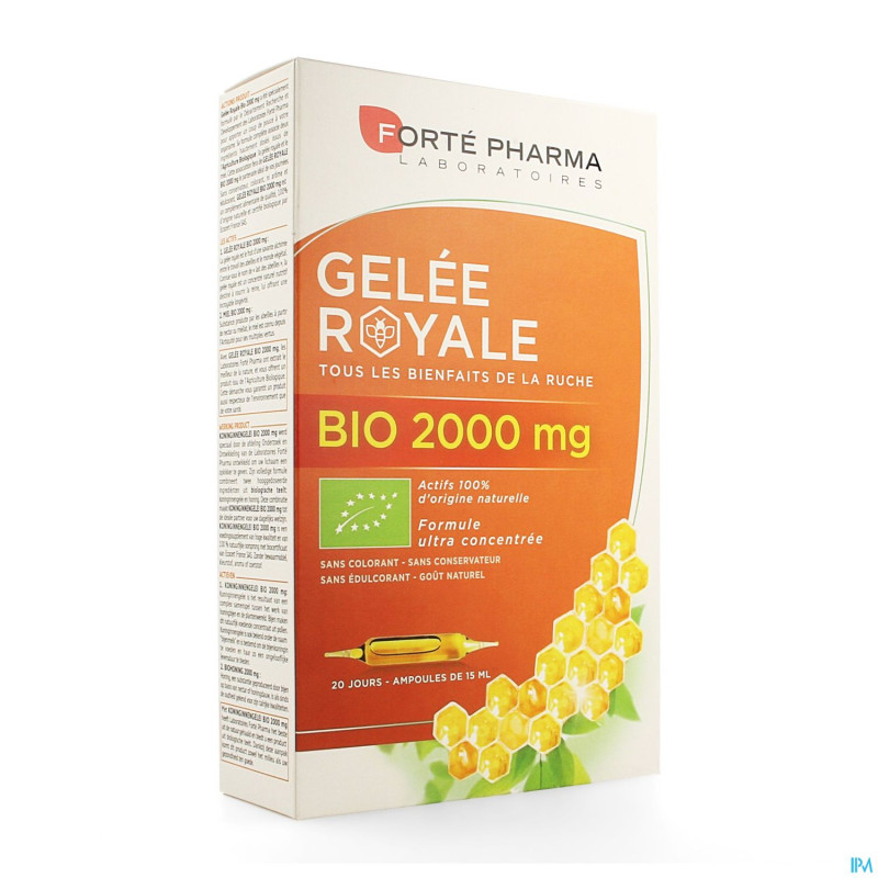 Gelee royale 2000mg bio    amp 20
