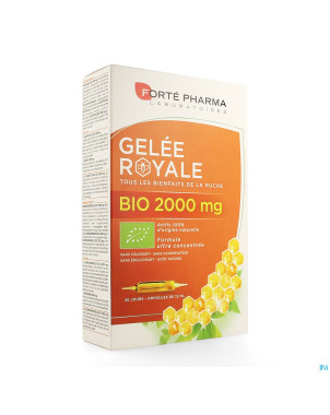 Gelee royale 2000mg bio    amp 20
