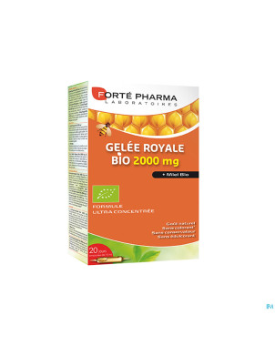 Gelee royale 2000mg bio    amp 20