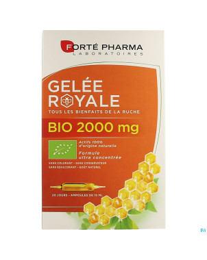 Gelee royale 2000mg bio    amp 20