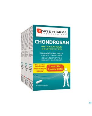 Chondrosan 2+1 mois gratuit  caps 90